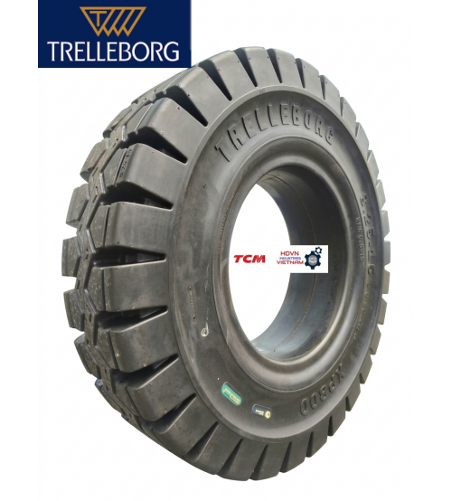 Lốp đặc 825-15 Trelleborg XP800, sản xuất tại Sri Lanka, dùng cho xe nâng 6 tấn 7 tấn